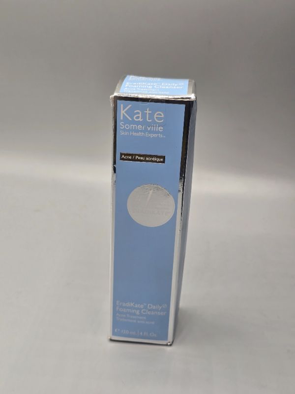 Photo 1 of Kate Somerville EradiKate 3% Sulfur Daily Foaming Cleanser Acne Treatment – Clinically Formulated Medicated Face Wash Balances Skin & Cleans Pores, 4 Fl Oz