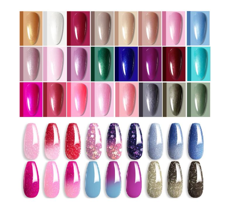 Photo 1 of 30 Pack Gel Polish 24 Jodsone Summer Colors & 6 Color Changing By Modelones