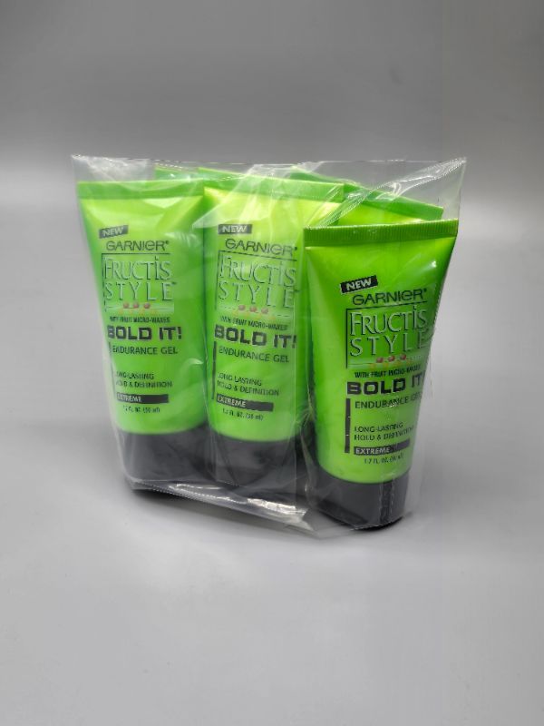 Photo 1 of 5 Pack 1.7oz Garnier Fructis Style BOLD IT! Enhancing Gel 