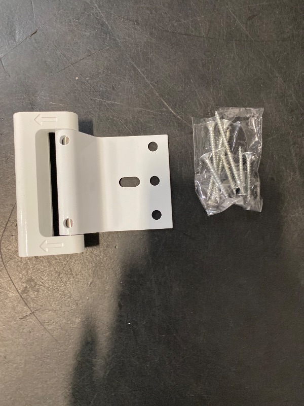 Photo 1 of Door Reinforcement Lock Withstands 800lbs of Force - White Extra Proof Door Lock for Kids Safety with 8 Screws Prevents Unauthorized Entry, Add a Door Security Lock for Home Safety & Privacy
