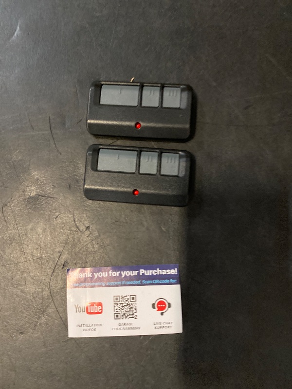 Photo 1 of 2 for Chamberlain Craftsman LiftMaster Garage Door Opener Remote, Replaces 893LM 893Max 891LM 371LM 373LM 971LM 973LM, no Wait Wireless Remote Keyless Entry, Safe Security+2.0