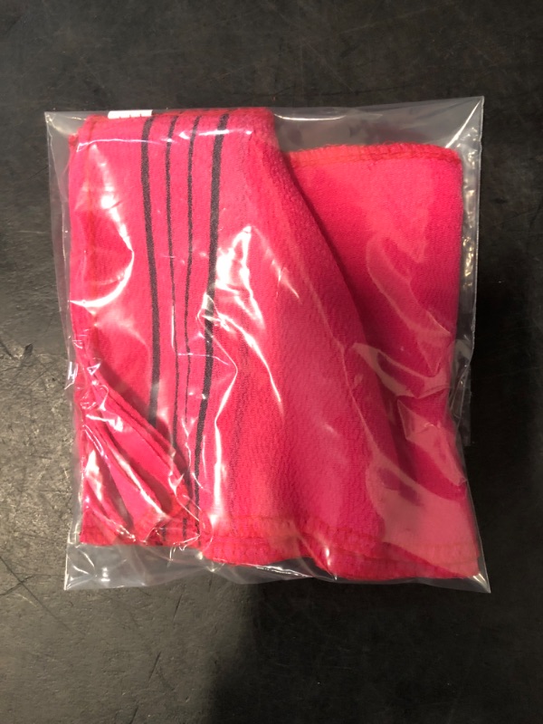Photo 1 of Korean Scrubbing Cloth Mitt Exfoliating Washcloth - 10pcs Body Scrubber and Washcloth Set for Smooth Skin - Natural Mitts for an Exfoliating Shower - Soft and Durable. (rose red)