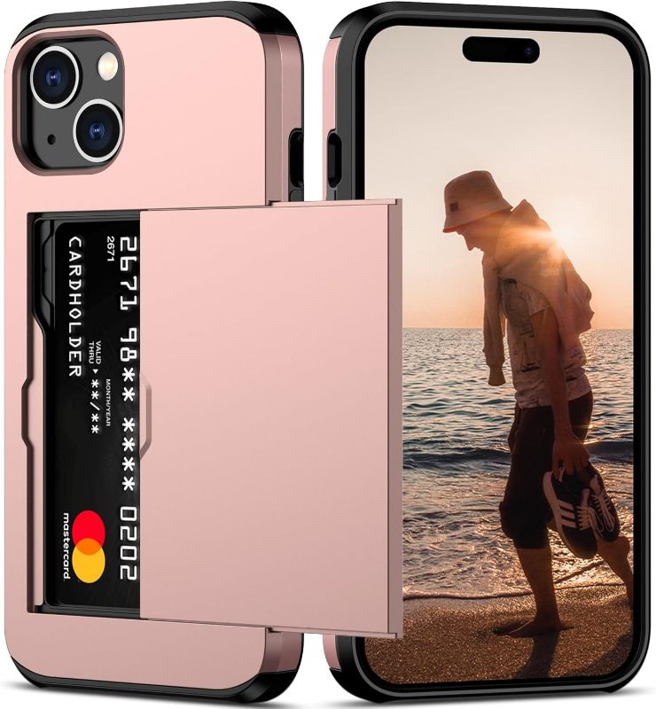 Photo 1 of Nvollnoe Compatible with iPhone 15 Case Phone Cover 6.1 inch Rose Gold