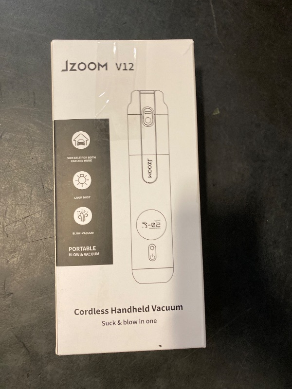 Photo 1 of Handheld Vacuum Cordless, Car Vacuum Cleaner Portable with HEPA Filter, 2 Suction Modes, Mini Hand Held Vacuum Rechargeable for Car, Home, Pet Hair, Office, Desk, Keyboards (Grey)