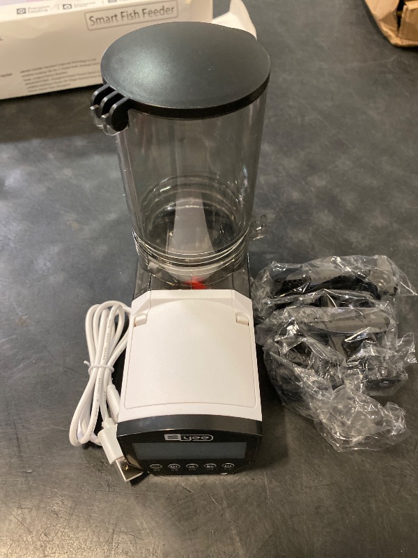 Photo 1 of Fish Feeder for Aquarium - New Generation 2025, Auto Food Dispenser with Timer for Small Tank, Big Aquariums & Pond