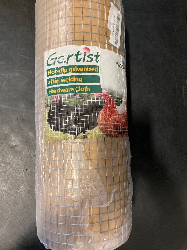 Photo 1 of Hot-Dip Galvanized Welded Hardware Cloth,1/2inch 19Ga 16"x50' Chicken Wire Fencing, Raised Garden Bed Supports Wire Mesh Roll, Galvanized Wire Mesh Fence Prevent Snakes, Raccoons, Foxes