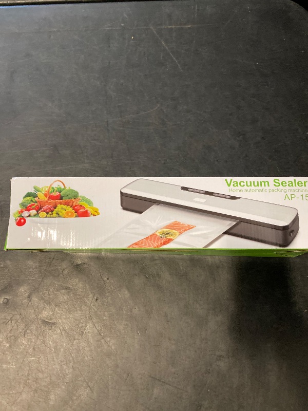 Photo 1 of Flyfox Vacuum Sealer Machine - Strong, Multi-functional, and Fast Compact for Multi Food Storage with Low Noise, includes Vac, Sealer, Meat, Dry, Soft, 5 Modes with Vacuum Seal Bags