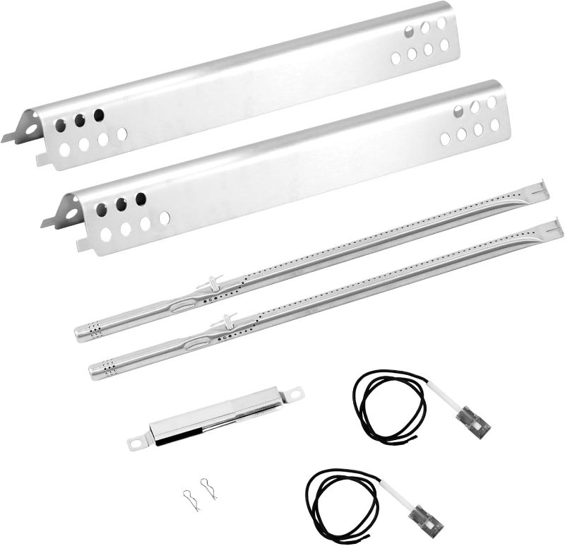 Photo 1 of Grill Replacement Parts for Charbroil Performance 2 Burner 463625217 463625219 463673519 463673019 Grills, G470-5200-W1 Burner, G470-0004-W1A Heat Plate, Crossover Tube for 300 Cabinet Liquid Propane
