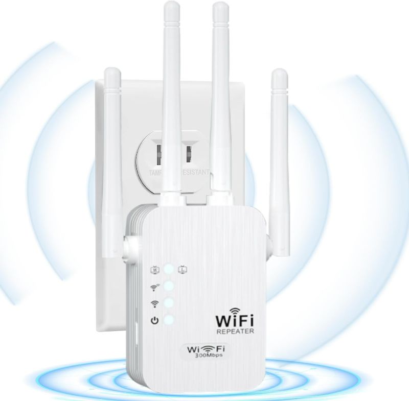 Photo 1 of 2025 WiFi Extenders Signal Booster for Home Long Range Up to 9800 sq. ft & 40 Devices, WiFi Extender Signal Booster, Internet Booster, Long Range WiFi Extender, Quick Setup-Medium