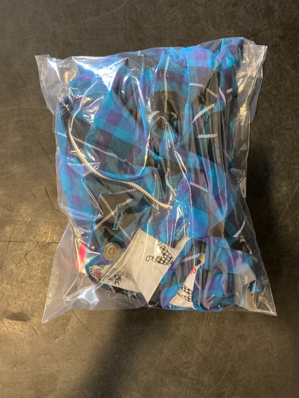 Photo 1 of Size M Royal & Awesome Blue Plaid Golf Shorts, Men's 10 inch Inseam, Cotton Spandex, Plaid Shorts for Men, Funny Golf Shorts