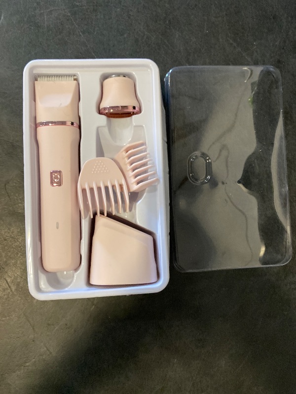 Photo 1 of Electric Shaver for Women, 2-in-1 Electric Razor for Womens Legs Underarm Face Pubic Hairs, Rechargeable Razor Body Hair Trimmer Wet & Dry Use