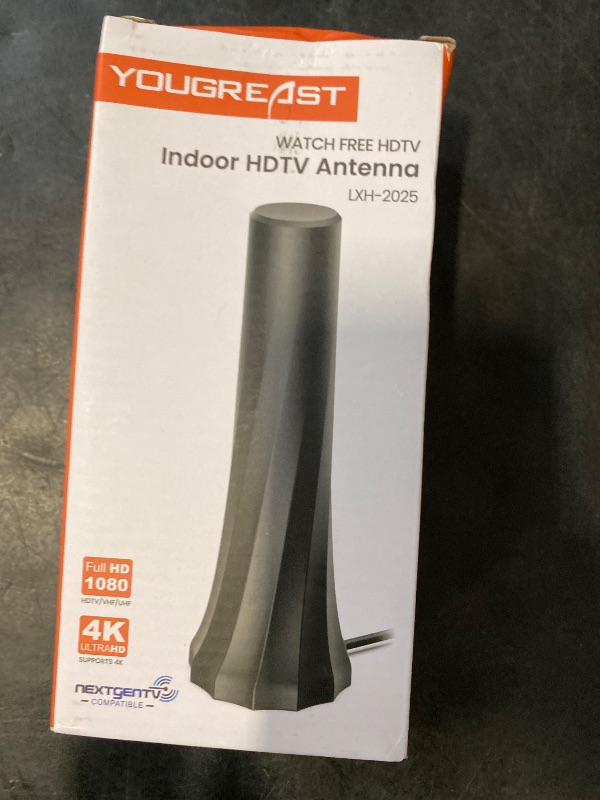 Photo 1 of 2024 Upgraded Indoor TV Antenna - 880+ Miles Range, Supports 4K 8K 1080p Fire Stick TVs - Receive All Local Channels - 20ft Coaxial Cable
