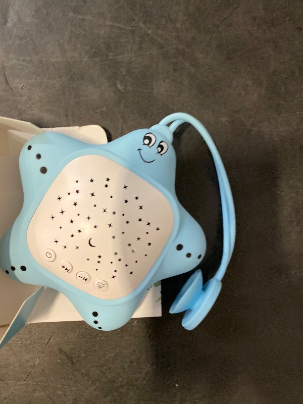 Photo 1 of Portable White Noise Sound Machine Baby, Rechargeable Baby Soother with Projector Light for Deep Restful Sleep, Sleep Sound Aid Soother Calming Music for Travel,Nursery,Bedroom,Car,Crib