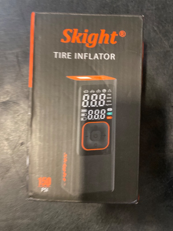 Photo 1 of Tire Inflator Portable Air Compressor - Powerful 160PSI & 2X Faster, Accurate Pressure LCD Display, Cordless Easy Operation - Portable Air Pump for Car, Motorcycle, E-Bike, Ball
