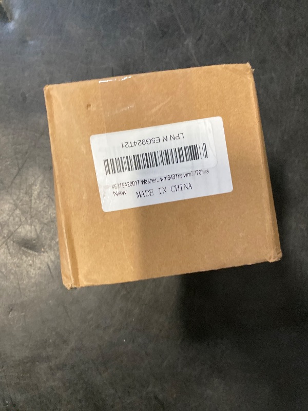 Photo 1 of LG 4681EA2001T Genuine OEM Drain Pump Assembly for LG Washing Machines, Black