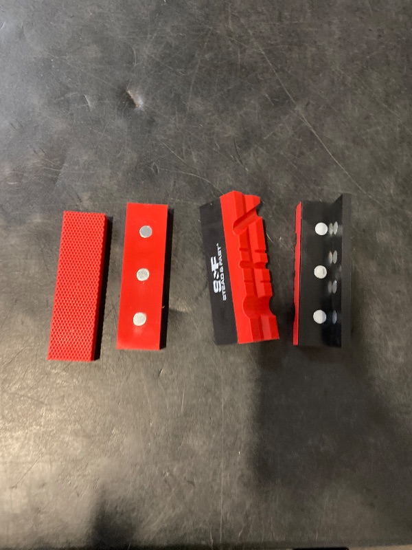 Photo 1 of S&F STEAD & FAST 6" Soft Jaws for Bench Vise, 2-Pair Vise Jaw Pads, Strongly Magnetic Vice Pads for Clamping Woodworking Metal Plastic…