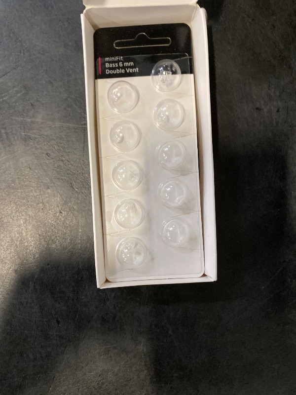 Photo 1 of Hearing Aid Domes for Oticon Replacements, Oticon Minifit Double Vent Bass Domes (6 mm/2 Packs?, Universal Domes for Oticon Hearing Aid Supplies.