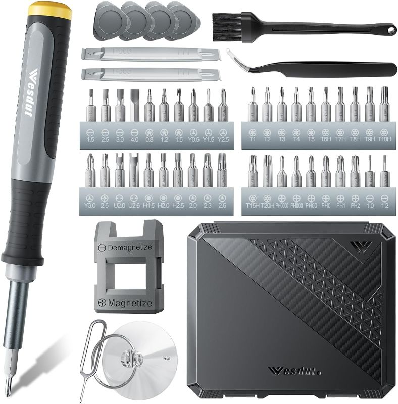 Photo 1 of 52in1 Precision Screwdriver Set, [Super Durable] Small Repair Kit, PC Accessories, PS5 Cleaning Kit, Tool Sets for Men, Fit MacBook, Computer, Laptop, Watch, PS4, Xbox, Eyeglass, Console More