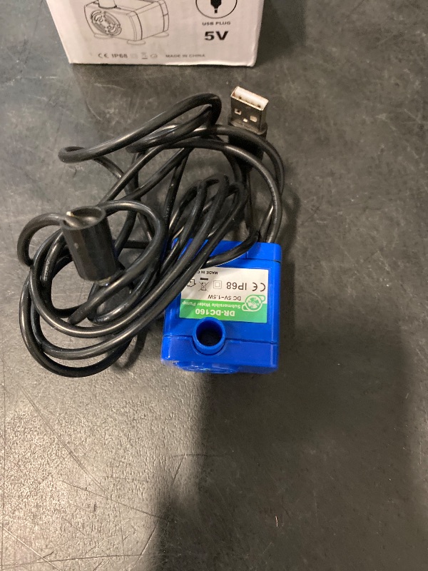 Photo 1 of Wonder Creature Cat Water Fountain Pump, Replacement Pump for Round, Cubic and Crystal Cat Water Fountain, Pet Fountain Pump