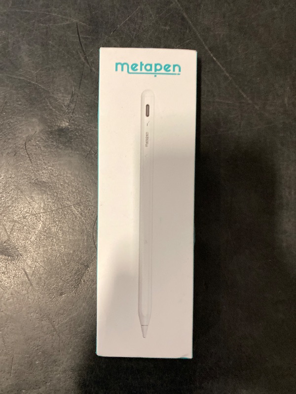 Photo 1 of Metapen Pencil A8 for Apple iPad 2018-2025, (2X Faster Charge), Tilt Sensitivity, Pixel Precision, Stylus Pen for iPad 11/10/9/8/7/6th Gen, Pro 12.9/11/13-inch M4, Air 3/4/5/M2/M3, Mini 5/6th, White