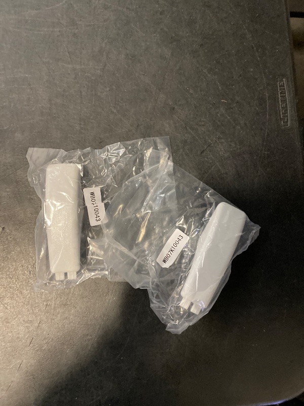 Photo 1 of 2-Pack WB07K10043 Oven End Cap Handle (White) Compatible with GE Oven, Replaces AP3140301, 242805, AH228368, EA228368, PS228368, WB07T10144