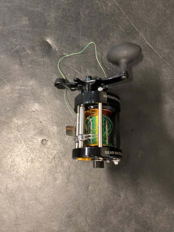 Photo 1 of KastKing Rover Round Baitcasting Fishing Reel, Perfect Conventional Reel for Catfish, Salmon/Steelhead, Striper Bass and Inshore Saltwater Fishing Reel, Reinforced Metal Body