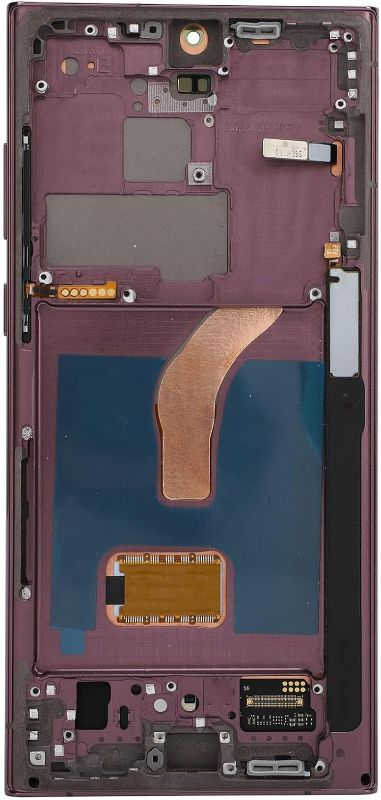 Photo 1 of Phone Screen Replacement for S22 Ultra, 6.7 Inches 3088 x 1440px Phone Touch Digitizer Display Screen Assembly, for SM S908B (Red)