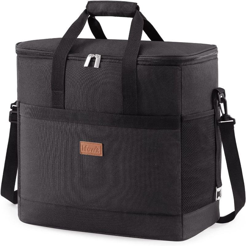 Photo 1 of Lifewit Cooler Bag 30/50/60 Cans Collapsible and Insulated Large Lunch Bag Leakproof Soft Cooler Portable Tote for Camping/BBQ/Family Outdoor Activities