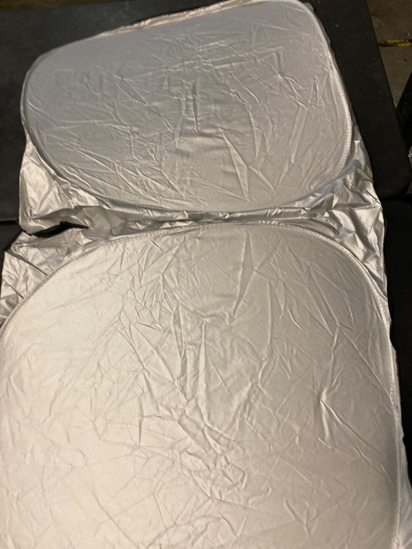 Photo 1 of 2026 Windshield Sun Shade for Tesla Model Y & Model 3 Lightweight Easy Foldable Car Windshield Sunshade - Sunlight and Dashboard Protection Accessories