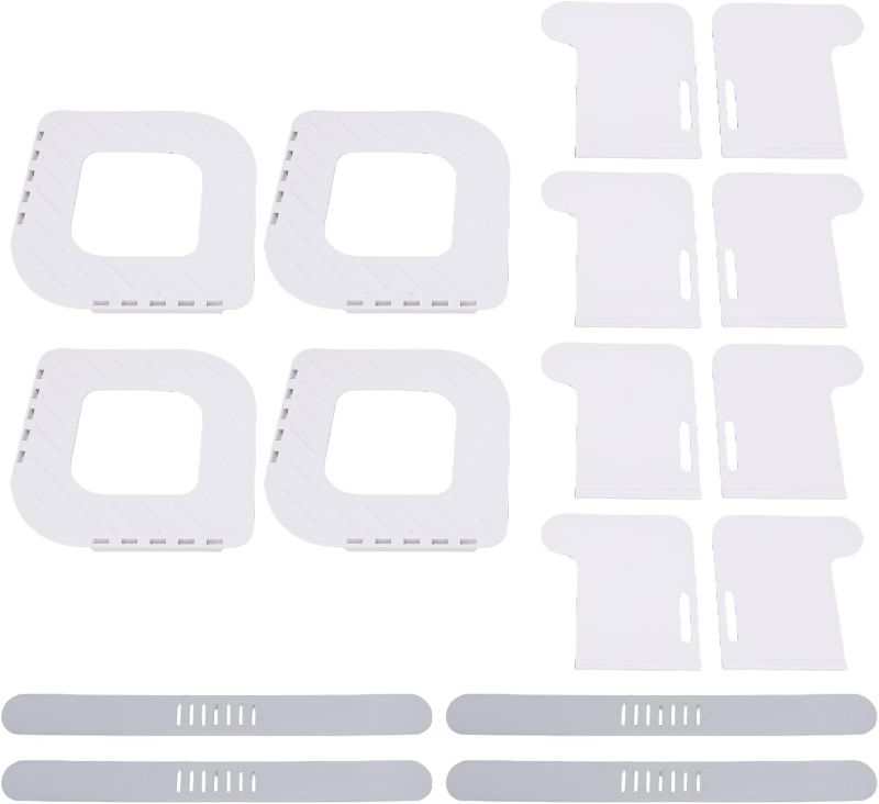 Photo 1 of Sheet Corner Holder, 4 Strips, Securely Fastens Single, Double, Queen and King Size Beds, Keeps Sheets Secure and Tight, Universal Sheet Corner Holder