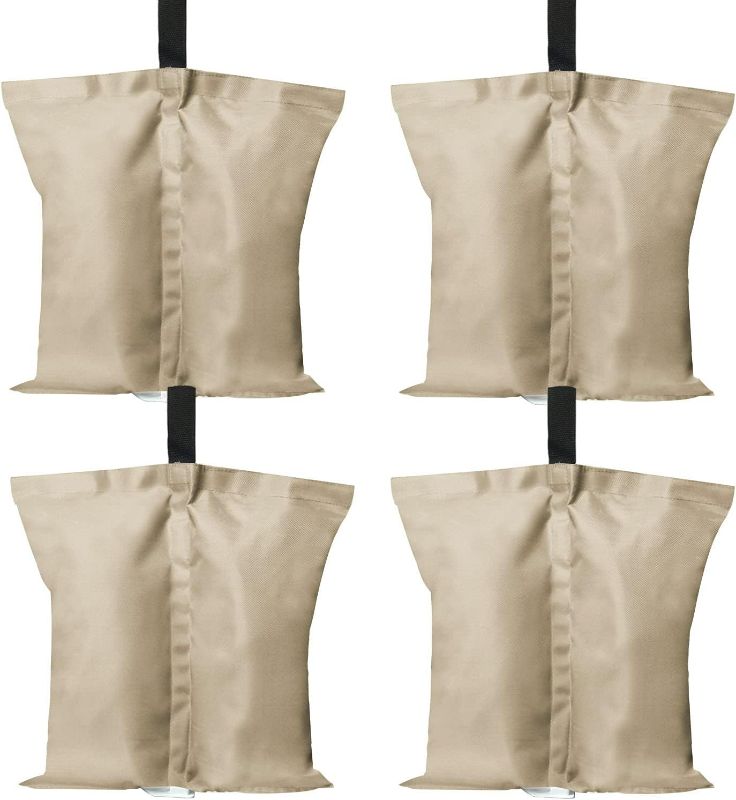 Photo 1 of ABCCANOPY Canopy Weights 120 LBS Tent Sand Bags,4pcs-Pack (Beige)