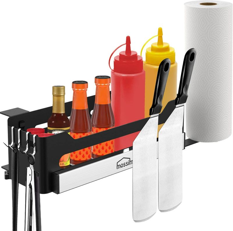 Photo 1 of Griddle Caddy for Blackstone 28"/36" Griddles/Prep Cart, Space Saving for Blackstone Griddle Accessories, BBQ Accessories Storage Box with Magnetic Tool Holder & Paper Towel Holder