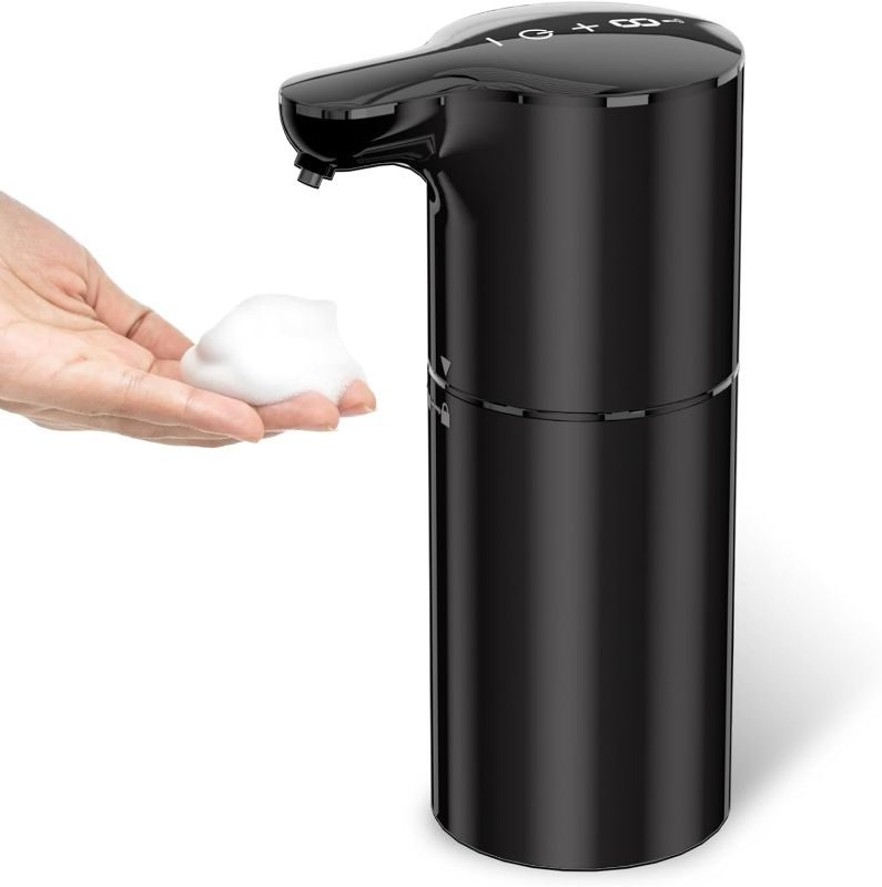 Photo 1 of YIKHOM Automatic Foaming Soap Dispenser, 15.37 oz/450mL Touchless Sensor Soap Dispenser for Kitchen Bathroom, 8 Adjustable Volume Control, 2000mAh Battery Rechargeable, Hands Free Foam Soap Pump