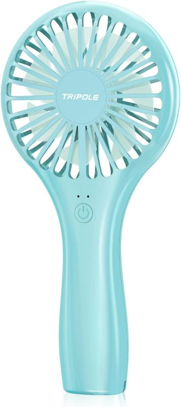 Photo 1 of TriPole Mini Handheld Fan Battery Operated Small Personal Portable Fans Speed Adjustable USB Rechargeable Fans Cute Design Powerful Eyelash Fan for Stylish Kids Girls Women Men Indoor Outdoor Travel