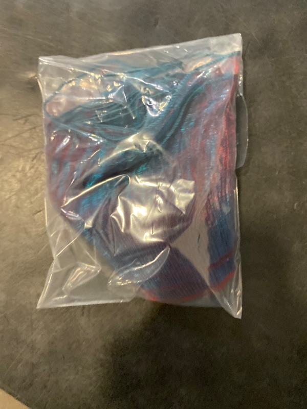 Photo 1 of 5 Yards Retro Ruffle Pleated Chiffon Trim Dress Bag Decoration Tulle Fabric Applique Trimming Craft Sewing (Peacock Blue)