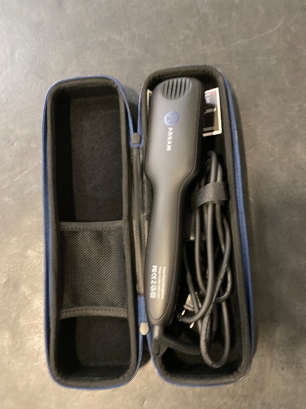 Photo 1 of Arkam Beard Straightener for Men – 12 Heat Settings - Premium Heated Beard Brush, Portable, Ionic Technology for Coarse & Curly Hair – Grooming Gifts for Men