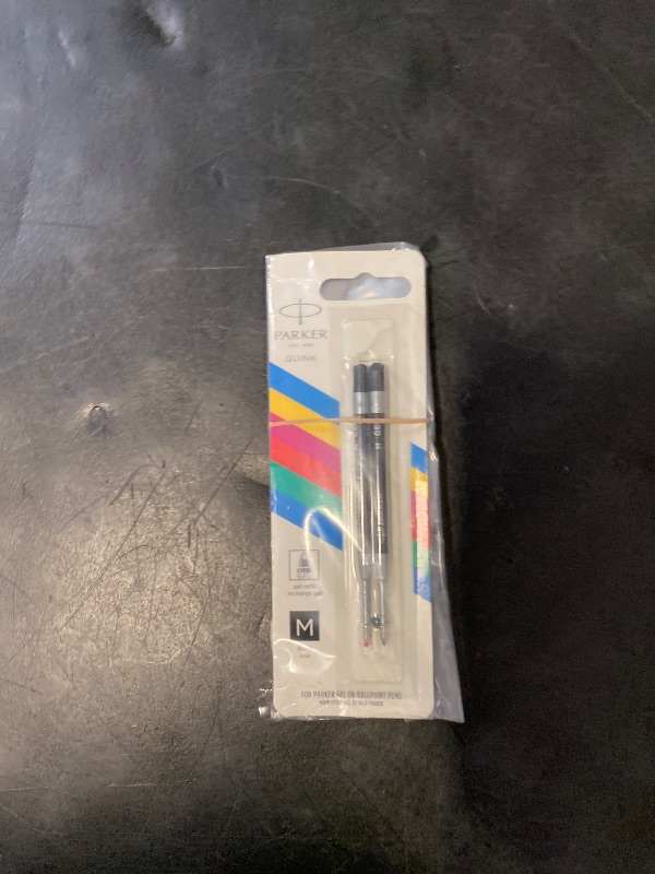 Photo 1 of Parker Jotter Originals Gel Pen Refills | Smooth Black Gel Ink Refills | Medium Tip (0.7mm) | 2 Count