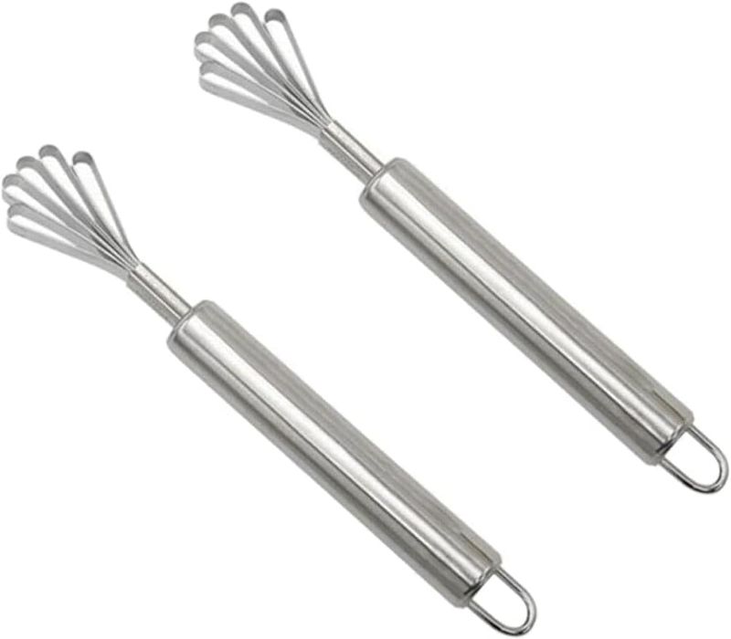 Photo 1 of Stainless Steel Coconut Meat Scraper Grater, Multi-Purpose Fish Skin Scale Planer Peeler Remover for Kitchen?2 Pack?