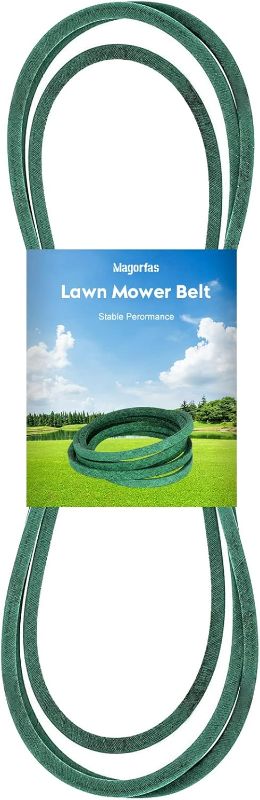 Photo 1 of 5/8" x 136" Lawn Mower Deck Belt Fits for MTD 754-04083 954-04083 AYP 539109243 Scag 483243, Fits for Cub Cadet GT1054 GTX1054 with 54" Deck