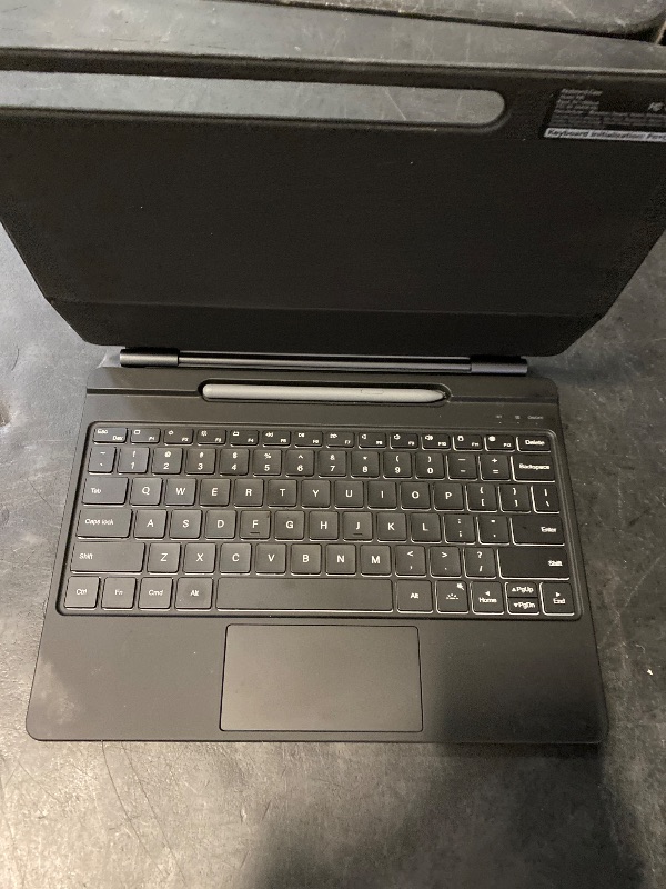 Photo 1 of Yunseity Keyboard Case for Tab S7/S8/S9/S9FE, Backlit Tablet Keyboard Case with Magnetic Floating Cantilever Stand, Multi Touch Trackpad and Pen Holder, 200H Playtime