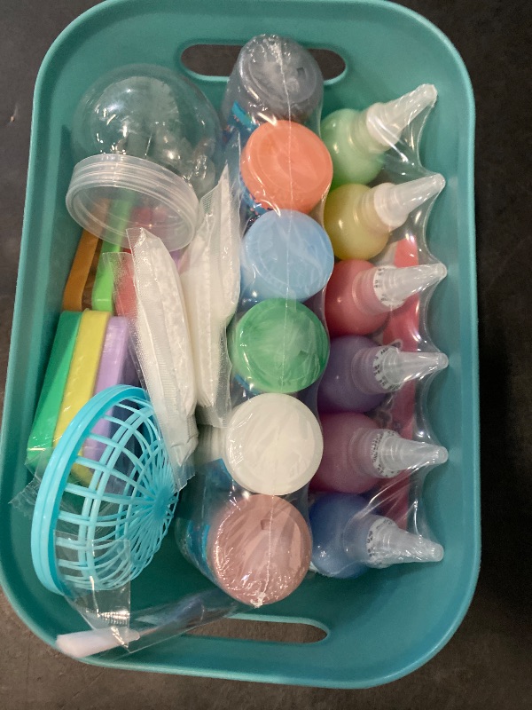 Photo 1 of AKMADM Magic Water Elf Toy Kit for Kids - Aqua Fairy Water Gel Kit - 12 Colors*100ml Squishy Maker Set - 12 Shape Molds - Arts & Crafts Water Elf Creation kit - Children's DIY Marine Life (12 Colors)