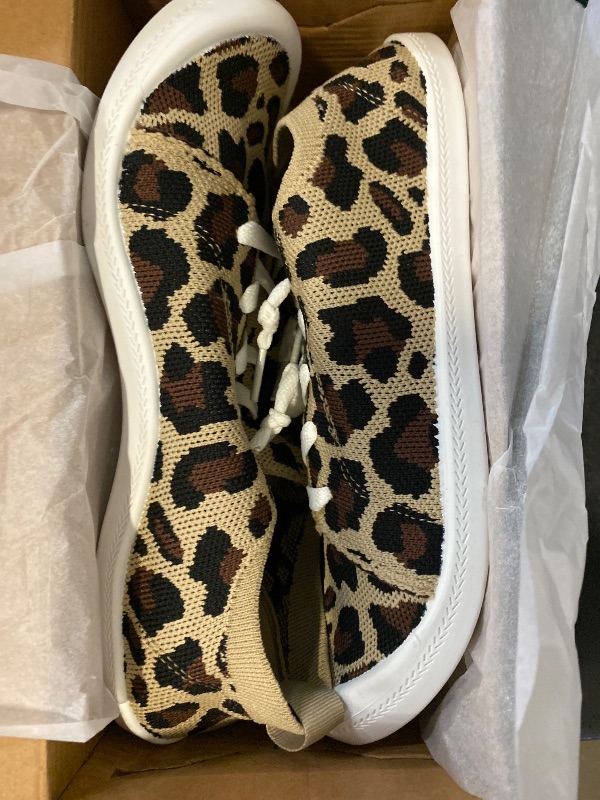 Photo 1 of Size 10 Women’s Low top Pull On Arch Support Loafer, Soft Comfort Casual Barefoot Walking Shoes,Breathable Stretchy Mesh Lightweight Non-Slip Fashion Sneakers