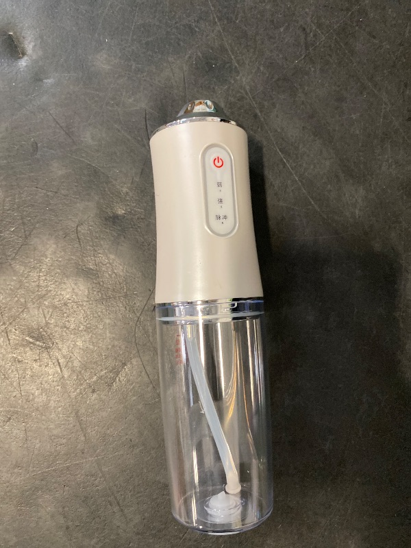 Photo 1 of Electric Water Flosser Cordless for Teeth 3 Modes 4 Jet Tips Cleaning and Flossing Water Dental Portable Floss Irrigator Oral Water Flossed Rechargeable Tonsil Stone Travel Adults