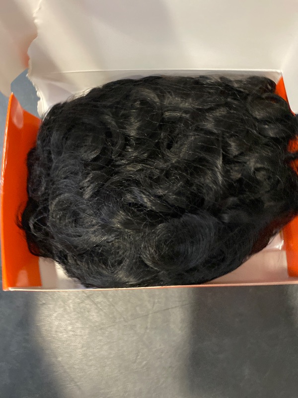 Photo 1 of Short Pixie Wigs for  Women Short Black Curly Pixie Wig Synthetic Short Hair Wig Natural Wavy Black Pixie Cut Wig (Natural Black)