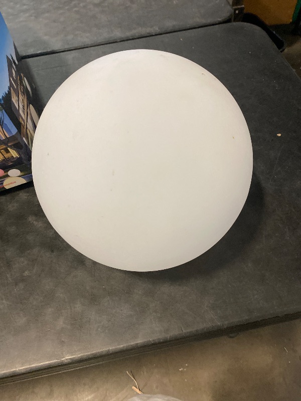 Photo 1 of infray 12-Inch LED Ball Light, Solar Rechargeable Globe Light Color Changing Solar Globe Lamp IP67 Waterproof Outdoor Garden RGB Orb Light for Patio Pool Yard Bar Party Decorative Lighting