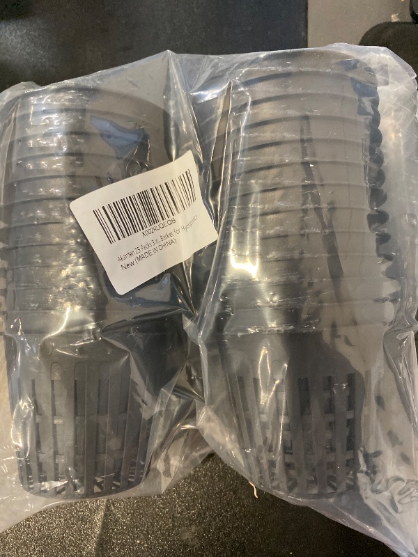 View 2 of 3 Inch Net Pots for Hydroponics 25 Packs with Plant Labels 30Pcs Heavy Duty Wide Mouth Net Cups Slotted Mesh Pot hydroponics Supplies