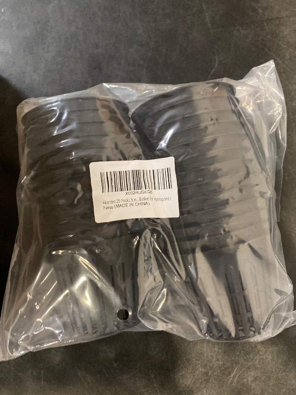 View 2 of 3 Inch Net Pots for Hydroponics 30 Packs with Plant Labels 30Pcs Heavy Duty Wide Mouth Net Cups Slotted Mesh Pot hydroponics Supplies