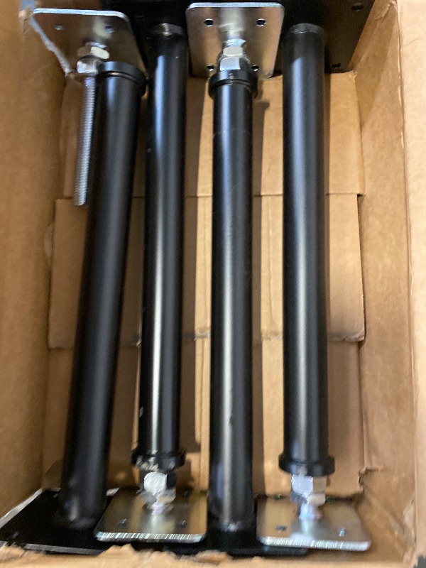 Photo 1 of 4-Pack Adjustment Floor Jack Post Floor Jack Lift Supports 16.5-20.5 Inch Adjustable House Jack,Adjust Supports,Lift Supports,Mini Screw Jack, Floor Straightener,Level Supports