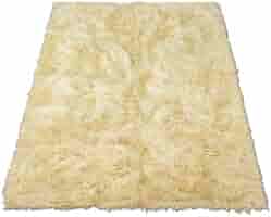 Photo 1 of Classic Sheepskin Rectangle Rug Faux Fur Area Rug 