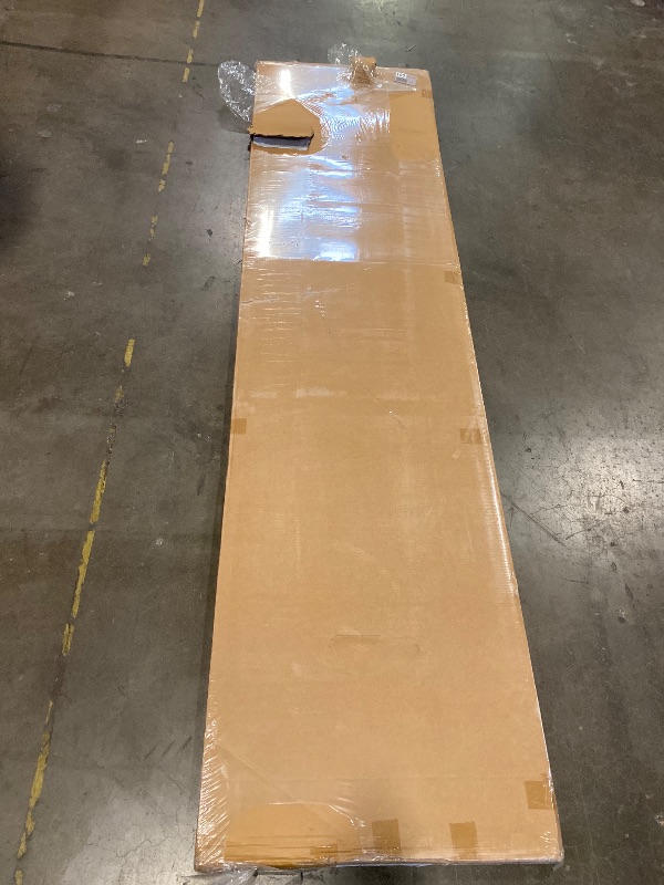Photo 1 of 94.5 x 23.6 in Acoustic Wood Wall Panels,3D Flexible Soundproof Wall Panels,Wood Slat Wall Panel for Interior Wall Decor (White Oak)